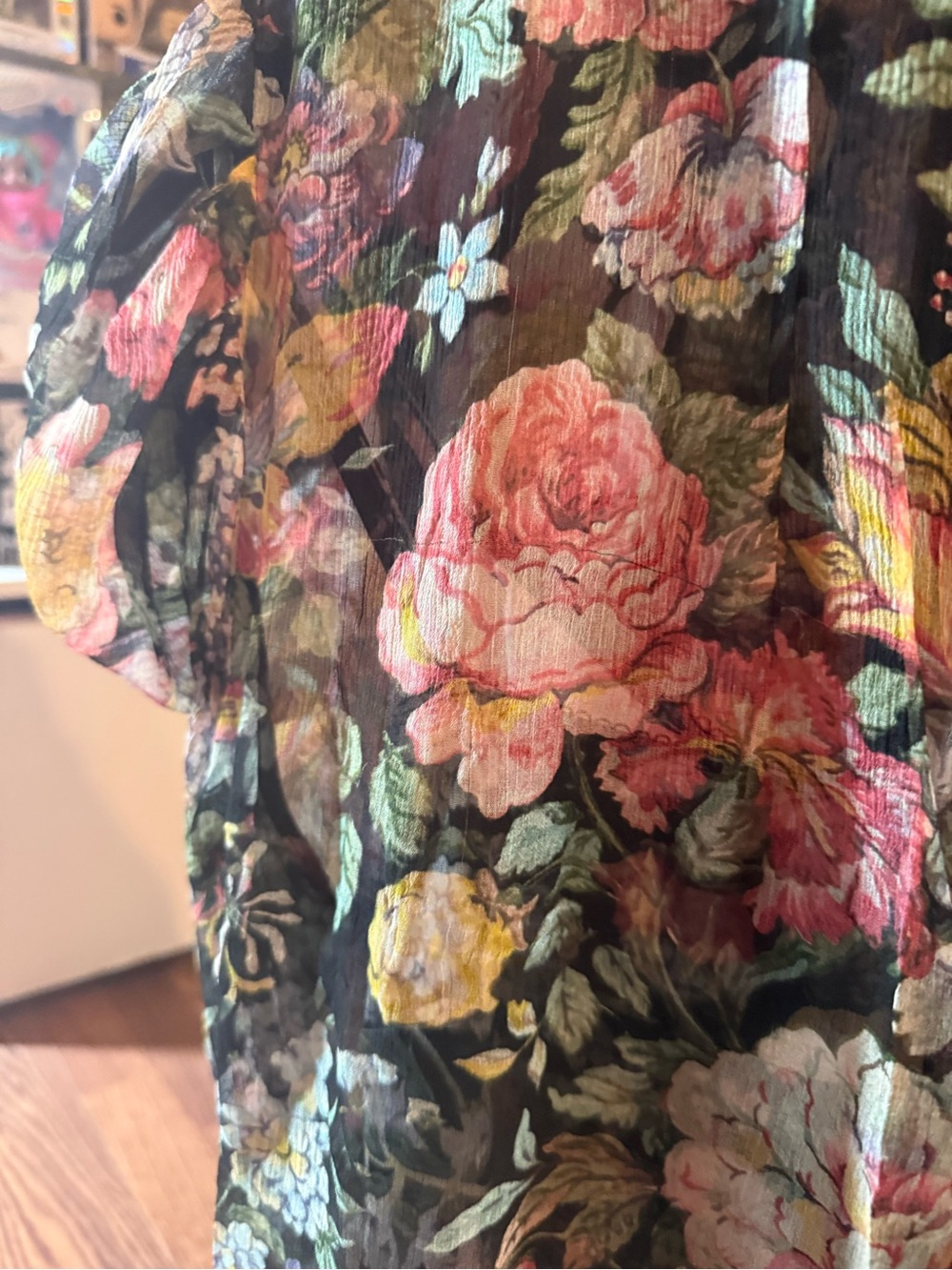 Zimmermann shirt and tank set. Chiffon silk. Puffed sleeves. Worn once - Picture 9 of 10